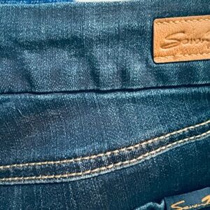 7 For All Mankind Dark Blue Skinny Jeans